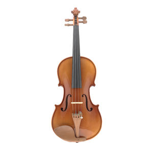 Brown Matte Solid Wood Violin Set with <strong>Triangle</strong> Case Rosin <strong>Bow</strong> - Product Image 2
