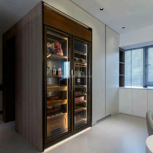 Cave à vin aspect bois en acier inoxydable avec contrôle de la température de 5 ~ 20'C - Product Image 1