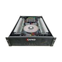 Sınıf H 2000W profesyonel 2 kanallı aktif 8 Ohm Metal AC Powered amplifikatör açık sahne konserleri ve partiler için