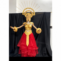 Costumes de scène de guerrier romain avec sceptre LED vendu séparément pour spectacles de danse