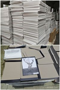 A4 Kích thước hai mặt Truy Tìm giấy cho nguyên giấy da đặc sản tái chế giấy tráng cho quà tặng bao bì cả hai bên có thể nhìn thấy - Product Image 3