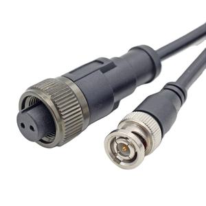 UNF 5-28-24 5015 10-4s 2-Pin Female Plug BNC Overmolded Cable Harness untuk Sensor CTC AC203 ukuran 5-28-24 UNF 5015 10-4s - Product Image 1