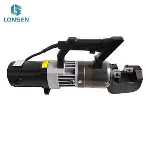 La máquina cortadora de barras de acero con barras de refuerzo hidráulicas eléctricas portátiles RC32 de 32mm incluye componentes de motor central y engranaje - Product Image 5