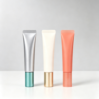 Nouvelle conception, contenants cosmétiques personnalisés imprimés en PETG, emballage de maquillage, tubes pour gloss à lèvres, baume à lèvres, mascara, tubes vides de 25 mm de diamètre