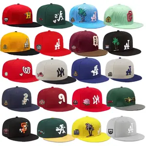 American Team Gorras New Vintage Mens Sports Caps Original De Beisbol Fitted Hats Trucker Snapback Caps para hombres Gorra de béisbol