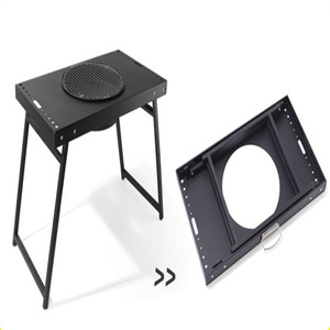 Nướng thịt nướng nhà sưởi ấm ngoài trời Thịt Nướng Giá Bếp Cắm Trại bếp trà làm gấp bàn sân than nướng - Product Image 5