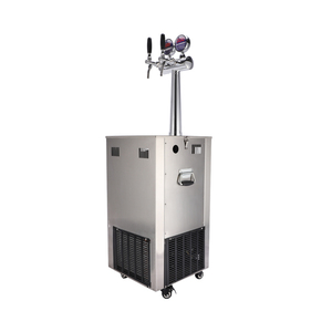Fabricant de kegerator de bière pression en acier inoxydable à 2 robinets, distributeur de tour de refroidissement pour les fêtes - Product Image 4