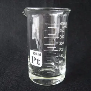 Vaso de cristal de borosilicato de alta Medición, cristalería de laboratorio