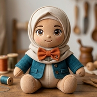 Fabricant professionnel de jouets en peluche personnalisés, animaux en peluche sur mesure à partir de dessin, jouet en peluche Chibi Girl, personnage en peluche OEM