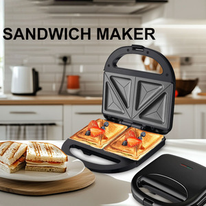 Sandwichera eléctrica con calentamiento de doble cara y función para mantener el calor, para uso doméstico en la cocina. - Product Image 3