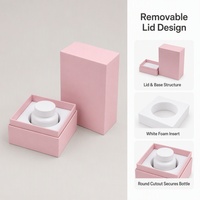 Boîte cadeau rigide personnalisée pour compléments alimentaires, avec couvercle et base en deux parties, insert en mousse sur mesure, vente en gros directe d'usine