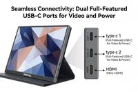 Moniteur portable FHD 10,5 pouces 60Hz Type-C USB C, écran de voyage pour ordinateur portable, vente en gros OEM