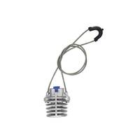 PAM-08 Serre-câble métallique 6KN, pince d'ancrage robuste de type cale avec attache en acier inoxydable