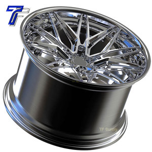 ล้อแม็กซ์อะลูมิเนียมฟอร์จขอบลึก 20 นิ้ว 5x114.3 ขอบเว้าสีโครเมียม สำหรับรถยนต์นั่งส่วนบุคคล ET 35 มม. 4 ชิ้น MOQ - Product Image 6