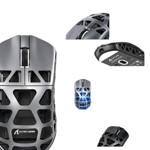 Tấn công cá mập R3 hợp kim magiê đục lỗ Chuột 3395 hiệu suất cao 8K Hz 26,000 ddpi có thể sạc lại Chuột chơi game - Product Image 4