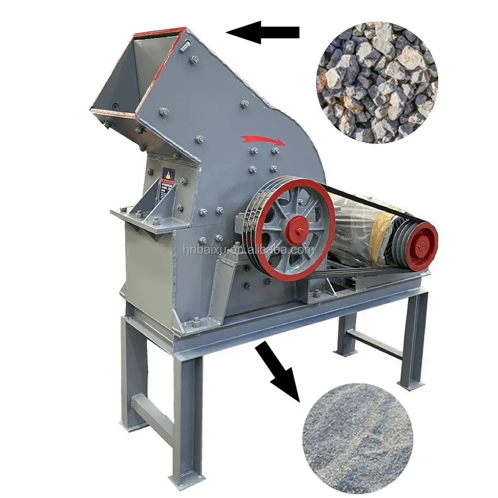 Factory Price 300*400 Small Household Concrete Building Stone Hammer Crusher Glass Bottle Crusher