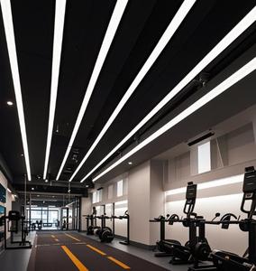 Hiện đại trong nhà có thể kết nối tuyến tính chiếu sáng trang trí Batten đèn 50 Wát treo treo văn phòng nhôm Led tuyến tính đèn - Product Image 5