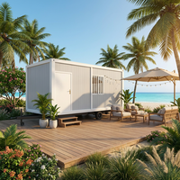 Petites maisons mobiles de conception Offre Spéciale bon marché, maisons préfabriquées à assembler, maisons modernes de luxe emballées à plat en conteneur, bâtiments Cubby
