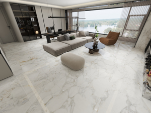 Tùy chỉnh sản phẩm mới bằng đá cẩm thạch trắng thiêu kết đá phòng tắm Vanity đầu với hiện đại thạch anh Countertop - Product Image 6