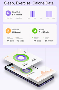 Collar Inteligente a Prueba de Agua, Recargable y Personalizado con Rayas para el Control de la Salud y Actividad de Mascotas - Product Image 2