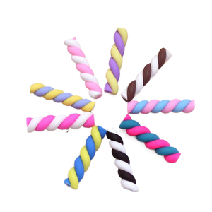 Argilla morbida KI quyu, marshmallow colorati, barrette di cioccolato, <span class=keywords><strong>caramelle</strong></span> <span class=keywords><strong>lunghe</strong></span>, accessori per cibo e giochi fai da te, materiali per la casa - Product Image 1