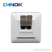 Placa de Conexión Keystone CAT6 Blanca, Blindada, UTP/STP, con Módulo IDC (LSA) de 4 Puertos, Material para PC, Redes y Telecomunicaciones