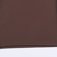 Robe longue décontractée d'été pour femmes, couleur marron, col rond, dos évidé, sans manches, tendance