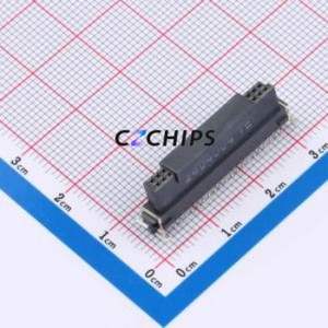 354065-E Pin Socket SMD,P=1.27mm Connector ( Pitch: 1.27mm )( Row Spacing: 1.27mm )( Mounting Type: Vertical Mount ) - Product Image 1