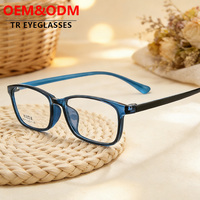 Monturas de Gafas TR90 al por Mayor, Diseño Simple, Múltiples Colores, Unisex, con Servicio OEM ODM para Monturas de Gafas