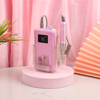 Misbeauty Nouvelle Arrivée Innovante Professionnelle : Ponceuse à Ongles Électrique Portable Rechargeable avec Moteur Sans Noyau 35000 tr/min