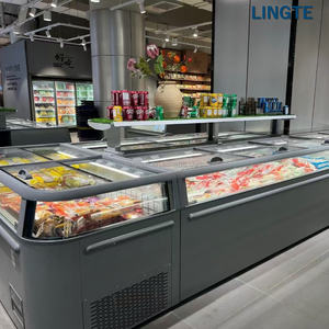 Congélateurs et réfrigérateurs à porte coulissante à ouverture supérieure, équipement de réfrigération intelligent sans givre pour supermarchés et boucheries - Product Image 6