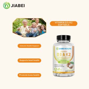 Integratore di Softgel per adulti su misura di <span class=keywords><strong>vitamina</strong></span> <span class=keywords><strong>D3</strong></span> + K2 per adulti OEM/ODM integratore per la salute delle ossa in capsula Softgel - Product Image 6