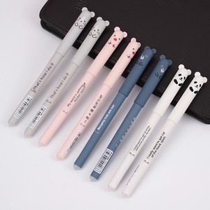 <span class=keywords><strong>Stylo</strong></span> effaçable <span class=keywords><strong>thermosensible</strong></span> en plastique, motif petit ours, bleu/noir, style dessin animé, idéal pour le bureau et l'école – Meilleures ventes - Product Image 4