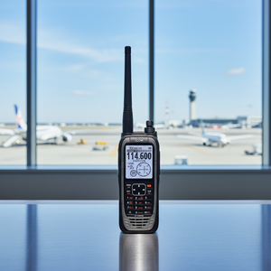 Radio VHF aérienne ICOM IC-A25NE |   Radio bidirectionnelle <span class=keywords><strong>mobile</strong></span> IP57, talkie-walkie longue portée 10 km pour voiture et pilote - Product Image 4