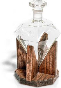 750ml 700ml 1000ml bouteille de décanteur de vin en verre en forme de diamant de luxe pour liqueur X.O whisky rhum Bourbon vodka <span class=keywords><strong>tequila</strong></span> - Product Image 6