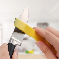 Petit aiguiseur de couteaux, aiguiseur de couteaux diamanté, petit aiguiseur de couteaux 3 en 1