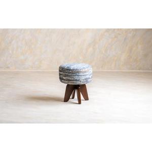 Traditional Style Handwoven Soft Pouf Floor Cushion Home Decor Accent for Living <b>Room</b> Lounge School or Reading <b>Book</b> - Product Image 1