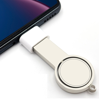 Flashdisk USB Logam Custom dengan Epoxy Dome Logo, Hadiah Promosi Perusahaan, USB 2.0, Pendrive Bermerek, Pemasaran Bisnis, Baru