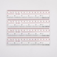 Règle droite en plastique transparent de 15 cm, double échelle centimètre/pouce, pour l'école et le bureau, personnalisable avec logo