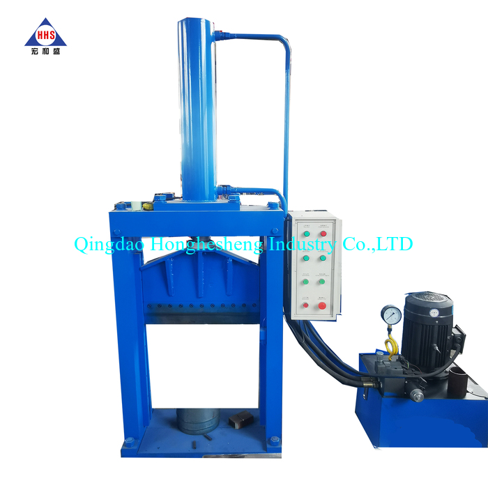 Vertical Hydraulic Single Knife Rubber Bale Cutter on Competitive Factory Price