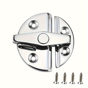 Round Box Buckle 316 Stainless Steel Marine Swivel Hinge For <b>Yacht</b> Heavy Duty Replacement Repair - Product Image 2