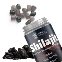 Marque privée OEM ODM Suppléments gommeux Suppléments pour hommes Soutien du niveau d'énergie Gommes de Shilajit extraites naturellement
