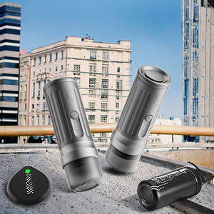 Cafetera Eléctrica Portátil <span class=keywords><strong>de</strong></span> Acero Inoxidable, Cafetera <span class=keywords><strong>de</strong></span> Viaje para Uso Doméstico, Compatible con Cápsulas, Espumador <span class=keywords><strong>de</strong></span> Leche - Product Image 1