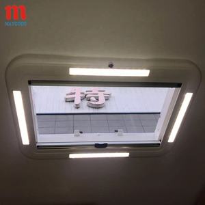 Maygood-Tragaluz de aluminio para caravana, 800X500mm, marco de aluminio, ventana de techo, para caravana, autocaravana - Product Image 6