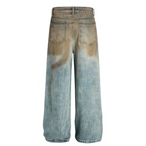 Produzione di <span class=keywords><strong>pantaloni</strong></span> larghi in Denim da <span class=keywords><strong>uomo</strong></span> di alta qualità per Jeans di tendenza estiva all'aperto - Product Image 4