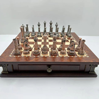 Ventes directes du fabricant de haute qualité d'un nouveau jeu d'échecs à double tiroir avec des tailles personnalisables