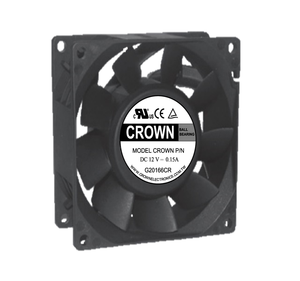 พัดลมแกน DC รุ่น Crown AGB08038_24M พร้อมลูกปืน  ใบพัดพลาสติก  สำหรับใช้งานในอุตสาหกรรม  รับผลิตตามแบบ OEM - Product Image 5