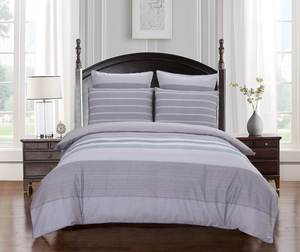 طقم سرير فاخر من هينيمو بتصميم عصري، لحاف مطرز بحجم كوين، غطاء لحاف، شرشف سرير، 100% ألياف دقيقة للمنزل - Product Image 3