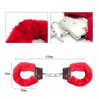 Menottes en peluche SM, fétichisme, bondage, attaches de bondage, menottes ajustables pour les chevilles, bracelets en fourrure, menottes sexuelles, jouets sexuels avec clés