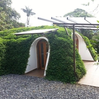 Villa préfabriquée pliable en FRP à prix compétitif avec design moderne et isolation thermique